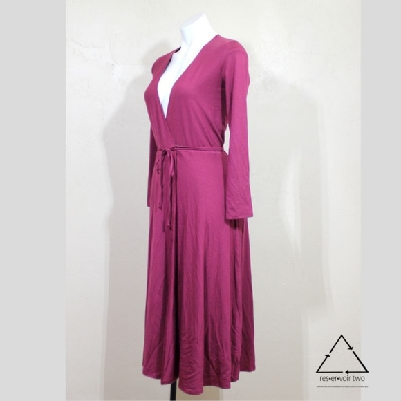 reformation maurie wrap dress